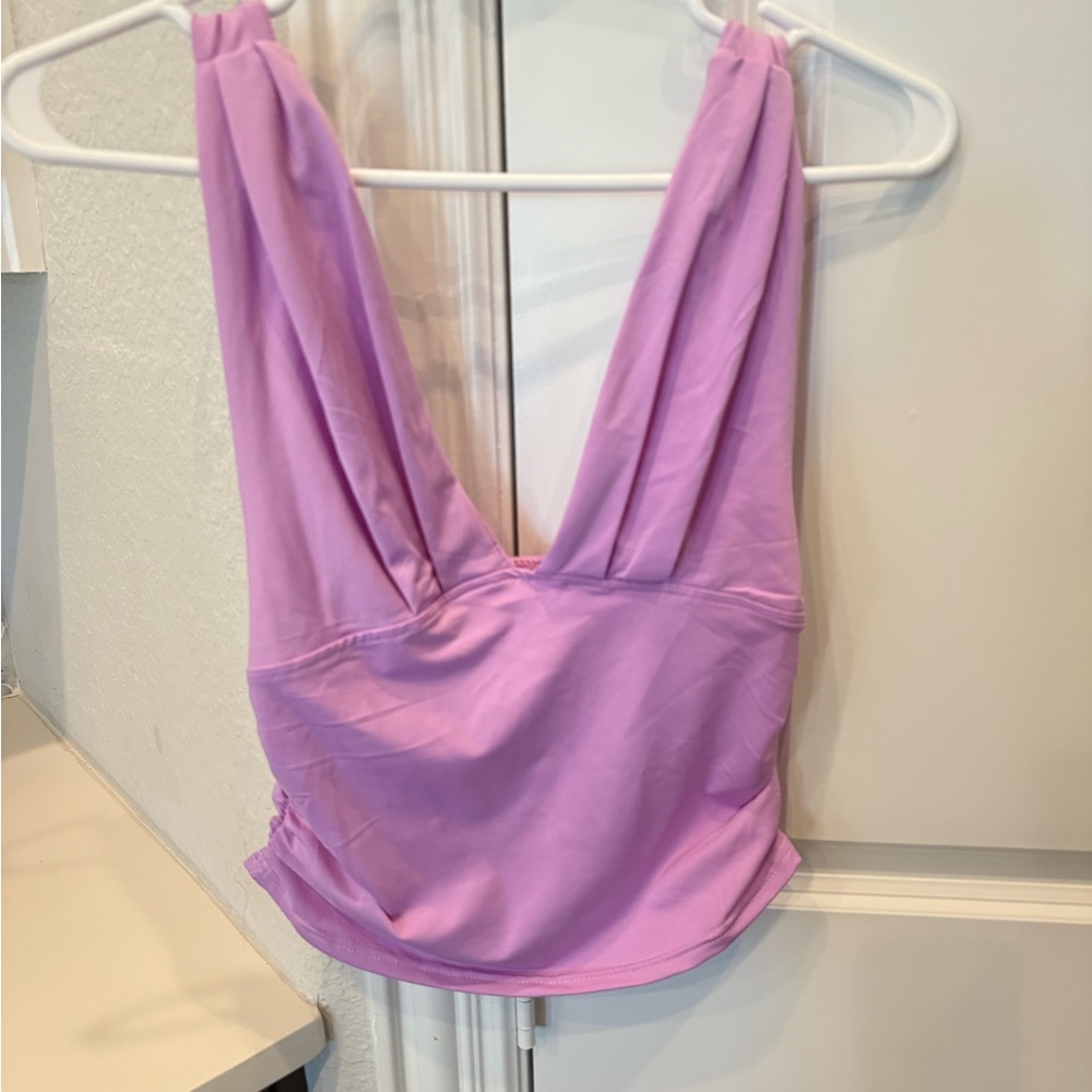 Lavender Halter Top